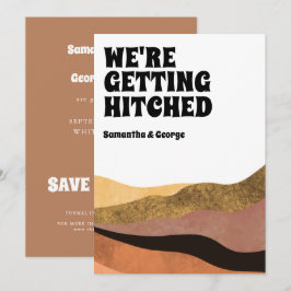 Reserve A Data Simples moderno, estamos a conseguir o casamento d