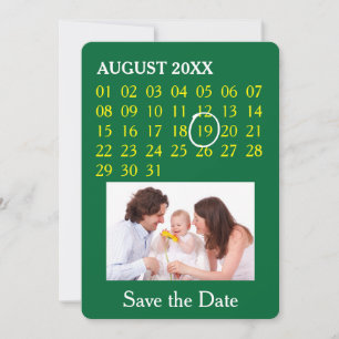 Reserve A Data Simplesmente Personalizar Calendário + sua foto, b