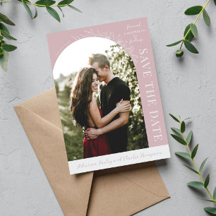 Reserve A Data Simplicidade Floral 1 Luar Rosa Save The Date