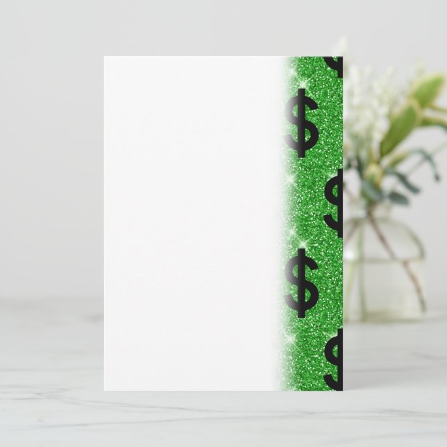 Reserve A Data Sinal de Dólar Negro Money Empreendedor Wall Stree (Em pé/Frente)