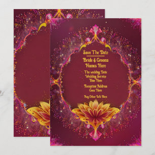 Reserve A Data Sinfonia Floral: Coleção Elegância de Casamento