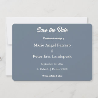 Reserve A Data Slate Blue Minimalist Typographic Monogram 