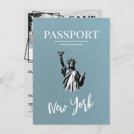 Reserve A Data Slate Blue Nova Iorque Passport Salvar Data