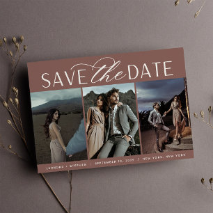 Reserve A Data Smooth Script   Three Photo Wedding