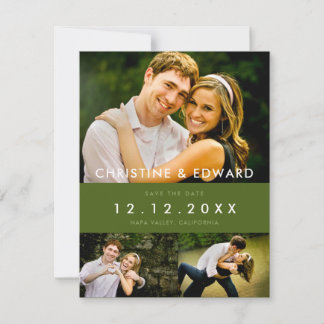 Reserve A Data Snapshots Wedding Save the Date Card