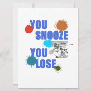 Reserve A Data Snooze, Seu Presente De Jogo De Jogada De Pincel D