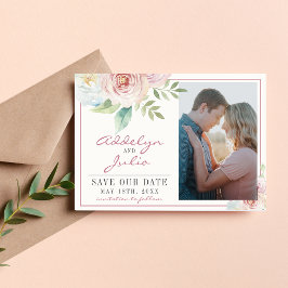 Reserve A Data Soft Floral Romantic Greenery Mauve Pink Flowers