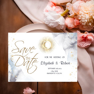 Reserve A Data Sol Dourado Celestial,Lua,Estrelas