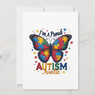 Reserve A Data Sou uma Tia Orgulhosa do Autismo Conscientização d