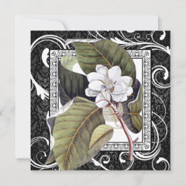 Reserve A Data Southern Belle Magnolia Save Date Damask