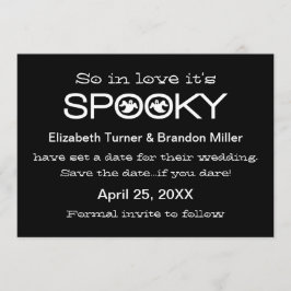 Reserve A Data Spookie Typografia Halloween Salve a Data