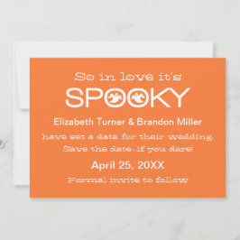 Reserve A Data Spookie Typografia Halloween Salve a Data
