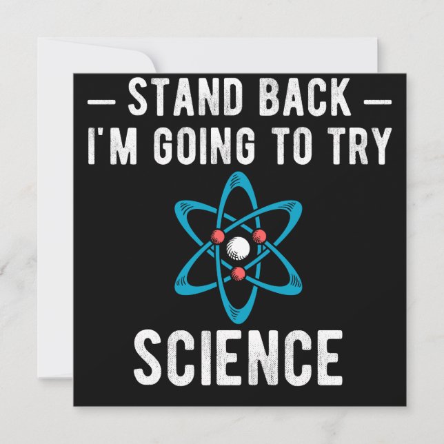 Reserve A Data Stand Back I'm Going To Try Science (Frente)