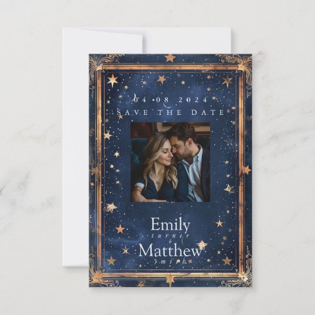 Reserve A Data Starry Night Romance Wedding (Frente)