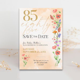 Reserve A Data Suave Aniversário de 85 Anos de Wildflower para El