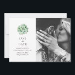 Reserve A Data Suculentas em aquarela. Cacto verde. Botânica<br><div class="desc">Convite de casamento com suculentas em aquarela. Por favor,  entre em contato se precisar de itens adicionais.</div>