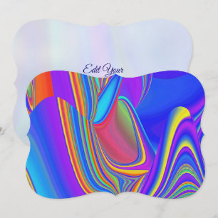 Reserve A Data Summersense, Abstrato 3D Rainbowart