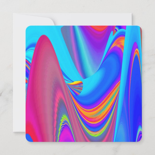 Reserve A Data Summersense, Abstrato 3D Rainbowart (Frente)