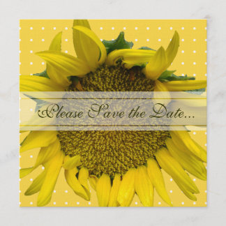 Reserve A Data Sunflower Save The Date com pontos