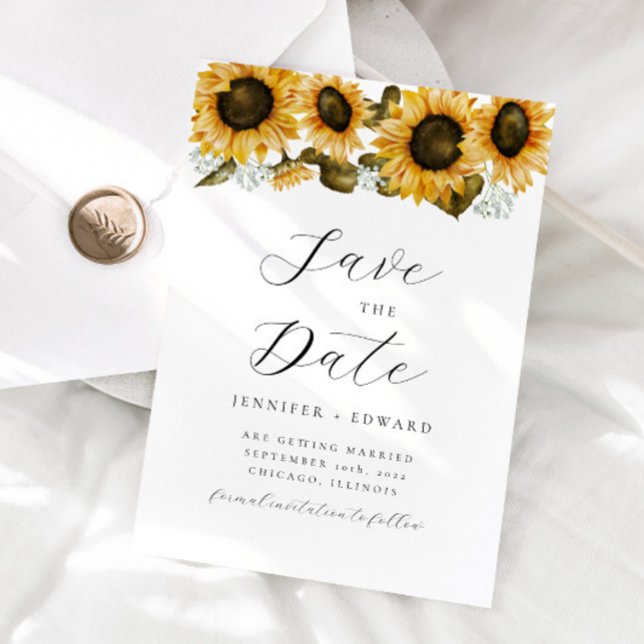 Reserve A Data Sunflower Wedding (Criador carregado)