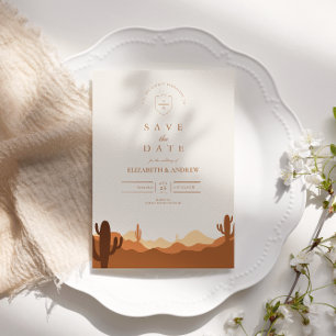 Reserve A Data Sunset Cactus Desert Wedding