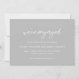 Reserve A Data Sydney Cinza Modern Wedding