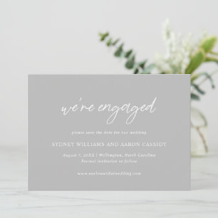 Reserve A Data Sydney Cinza Modern Wedding