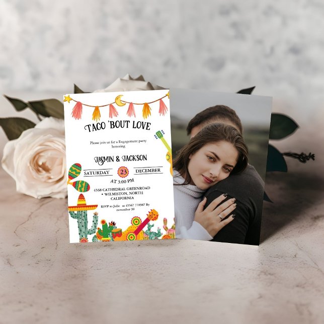 Reserve A Data Taco 'Bout Love Cactus Festa de noivado (Criador carregado)