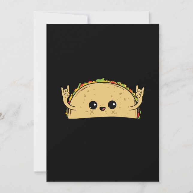 Reserve A Data Taco vamos Sobre Taco Pun Cute Taco (Frente)