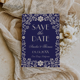 Reserve A Data Talavera Azul Casamento Mexicano