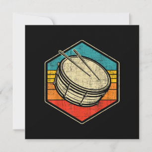 Reserve A Data Tambor de Snare da Vintage Retroativa - Linha de t
