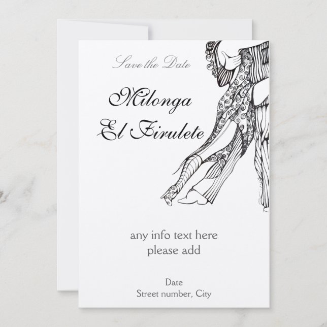 Reserve A Data Tango Milonga Salve a Data (Frente)