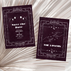 Reserve A Data Tarot de Borgonha Os Amantes Casamento