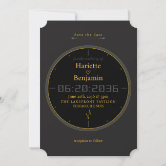 Reserve A Data Tela de Relógio Esportivo Elegante