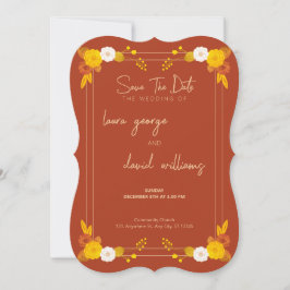 Reserve A Data Tema de Casamento Clássico