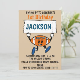 Reserve A Data Tema de esportes do primeiro aniversario de beiseb