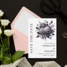 Tema Gótico Hydrangea Floral Casamento