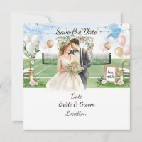 Tênis Salve a data para o casamento do jogador de