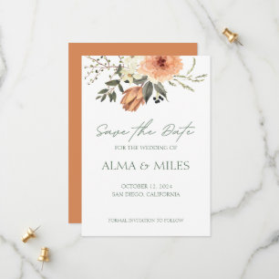 Reserve A Data Terracota Flor Salvar Data