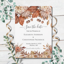 Terracotta Branco Marrom Floral Elegante Boho Casa