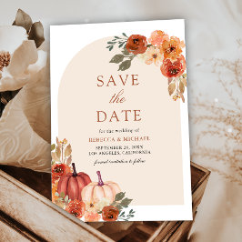 Reserve A Data Terracotta Floral Pumpkin Casamento