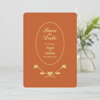 Reserve A Data Terracotta Rosa Wedding