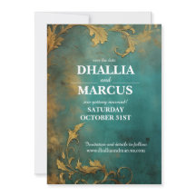 Teto Floral gótico E Dourado