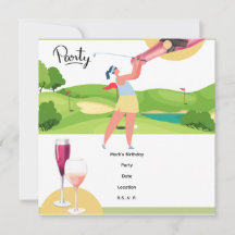 Teto Par de Vamos Golfer para Festa