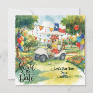 Reserve A Data Texas Birthday Themed for GOLFER Cat Lovers