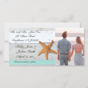 Reserve A Data Theme Starfish Rustic Casamento