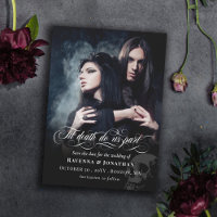 Til Death Do Us Part Skull Photo Save the Date (At