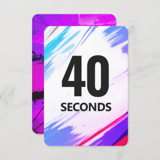 Reserve A Data Time Fitness Card with Purple Backing