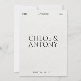 Reserve A Data Timeless, Save The Date