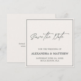 Reserve A Data Tipografia Cinza Minimalista Simples